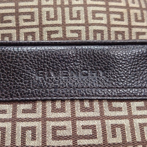 Authentic Rare Givenchy Canvas & Leather Crossbody with G Monogram +COA - Picture 4 of 10